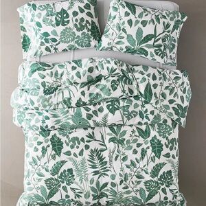 UO HOME (Urban Outfitters) *Twin /Twin XL* Greenery Duvet Cover Botanical